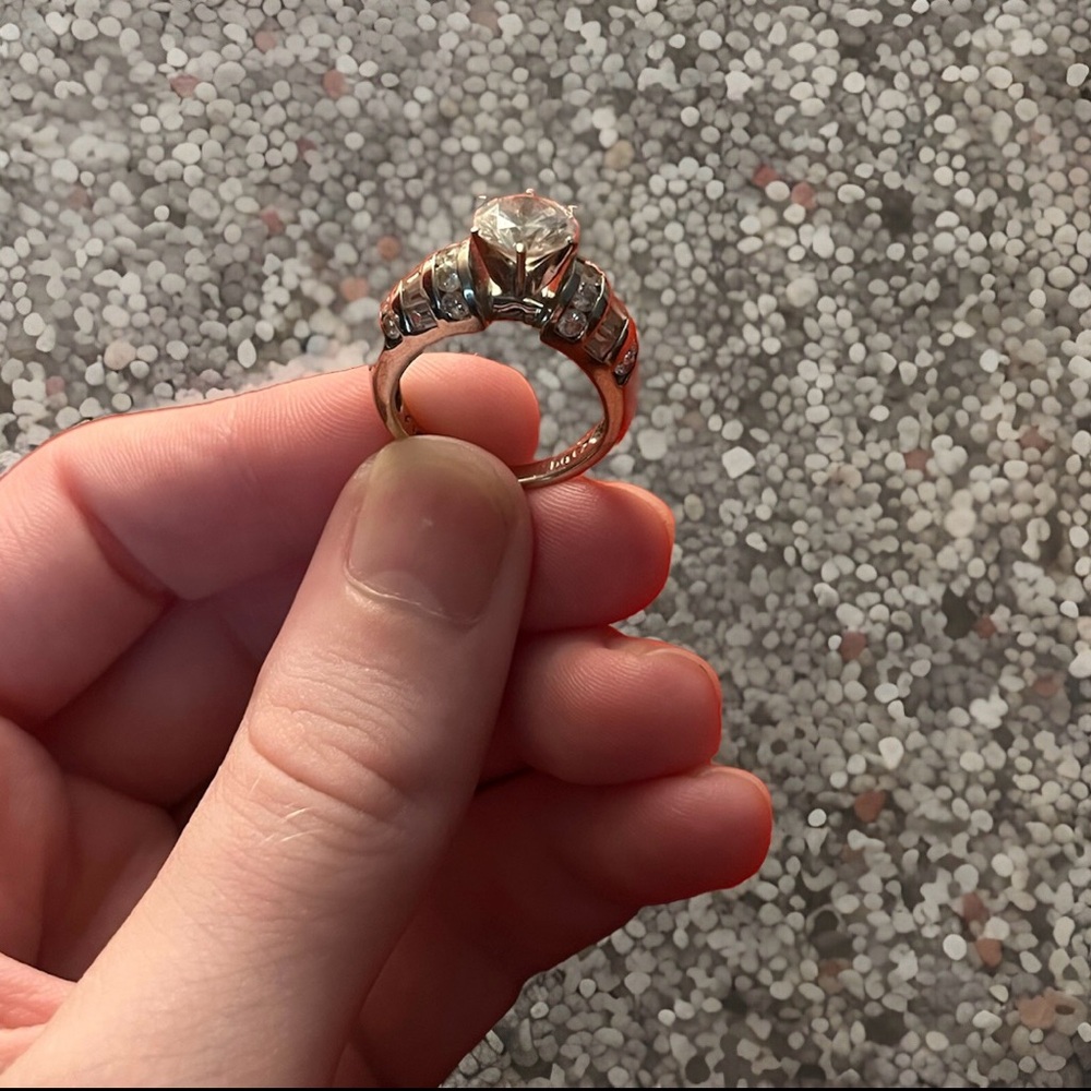 14k Solid Gold DQCZ (Dominique Cubic Zirconia) Ring
